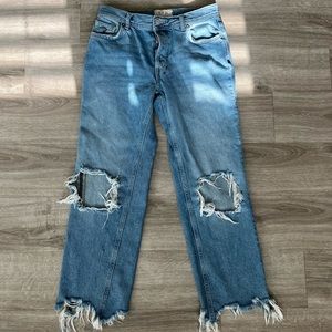 free people distressed jeans
